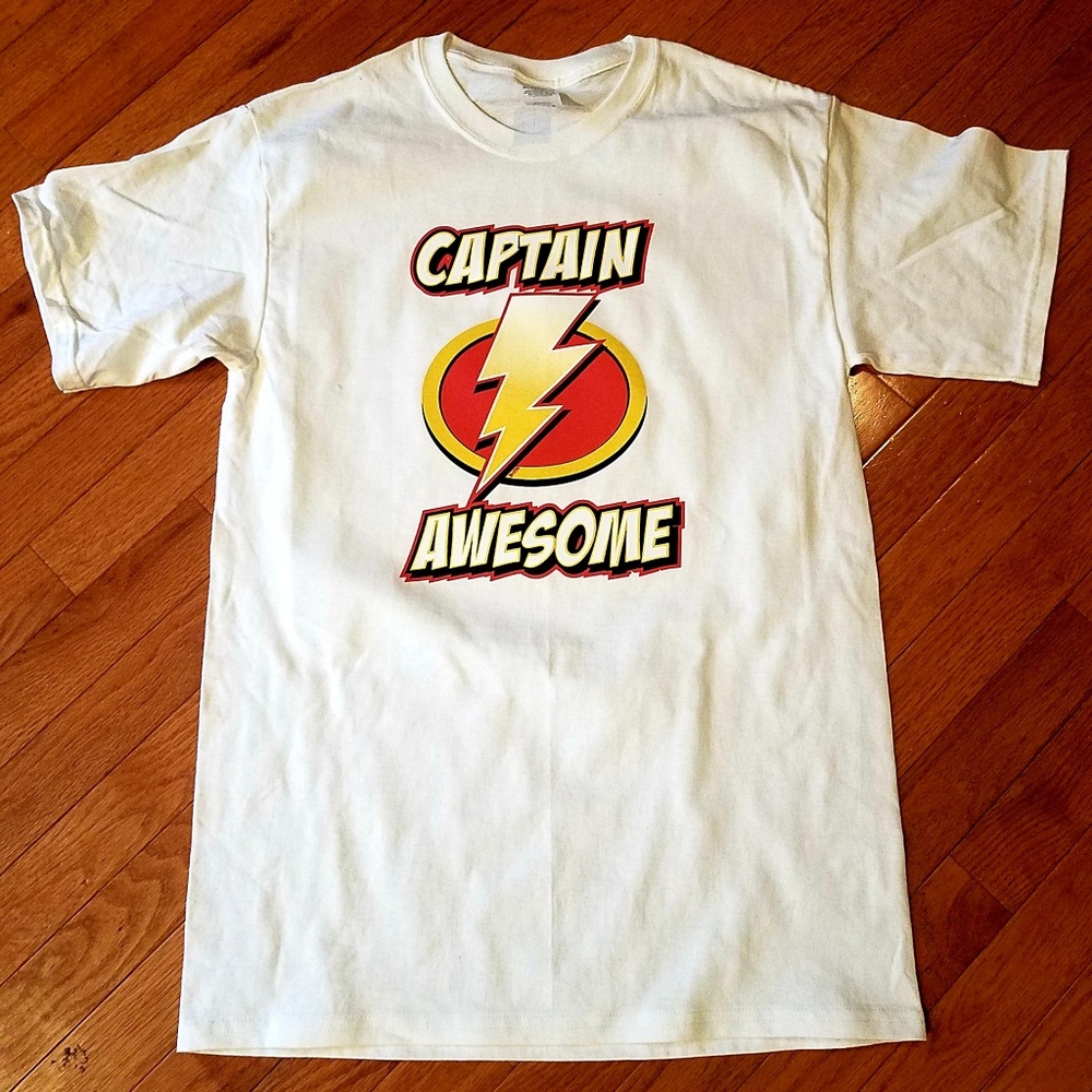 CAPTAIN AWESOME tee shirt